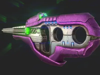 Covenant Carbine Low-poly 3D model