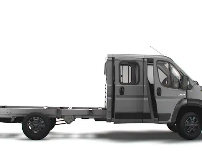 RAM Promaster Chassis Truck CrCab 4035WBXL HQInterior 2023 3D model