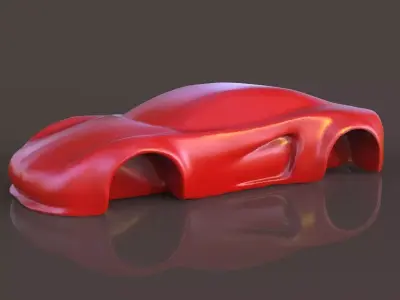 Car Body Concept 2 Free 3D model