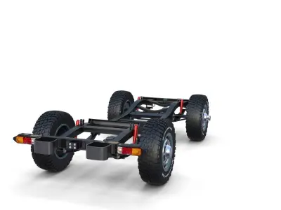 Offroad Vehicle Chassis 3D model