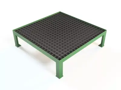 GRILL BARREL RACK 3D model