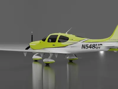 Cirrus SR22 - 8 Colors Included 3D model