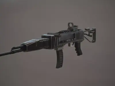 gun assult Free 3D model