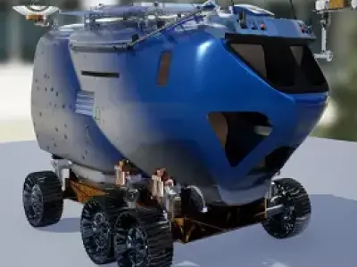 Mars Rover Vehicle Free 3D model