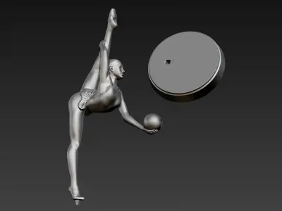Gymnast 3D model