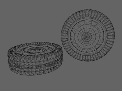 VW Rims 3D Model Free 3D model