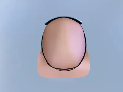 Oxygen Mask Glasses 3D model