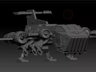 Eagle Storm Transporter 3D print model