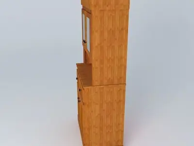 Dining Room Hutch Grandmas Free 3D model