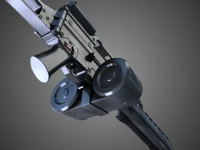 G36 Assault rifle Hi-Res 3D model