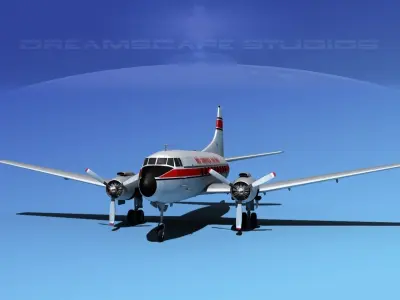 Martin 202 Mid America Regional 3D model