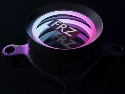 An NZXT-like AIO cooler Free 3D model
