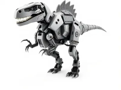Robotic Dinosaur Model Pack for Rendering and Games Low-poly 3D model