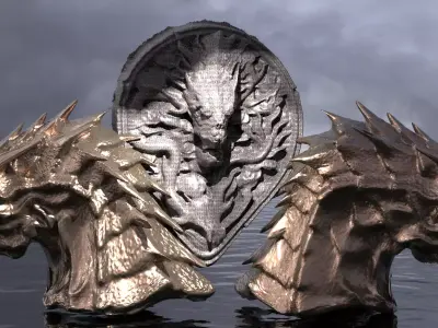 Great Wyvern Head Collection 1 3D model