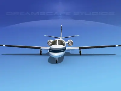 Cessna 500 Citation I V05 3D model