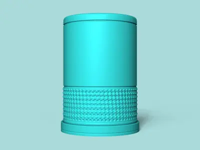 Vase 06 with Plate - Simple Plant Pot - Home Decor Free 3D print model