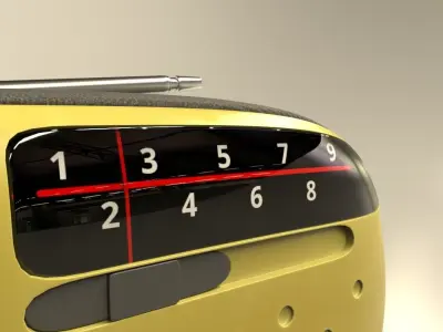 Pocket Design Radio Free 3D model