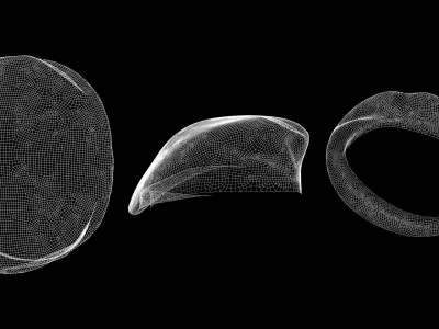 BASIC MILITARY BERET mv2 highpoly 3D model