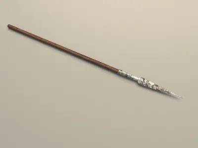 spear harry potter wand 3D model