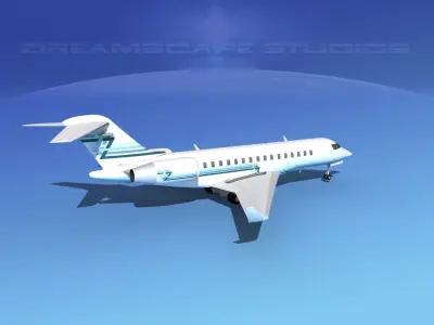 Global Express 8000 V09 3D model