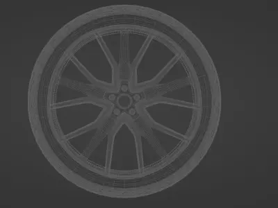 Audi A1 Rim Free 3D model
