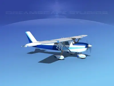 Cessna C152 Aerobat V06 3D model