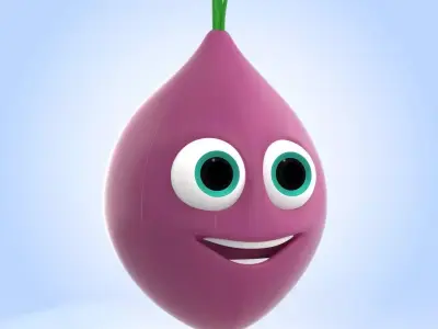 Onion 3D model