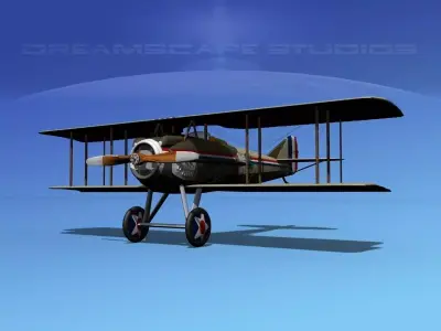 SPAD SXIII V03 3D model