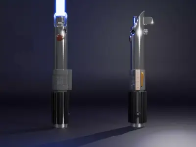 3D model Anakin Skywalker Lightsaber - High-Quality 3D Model 3D model