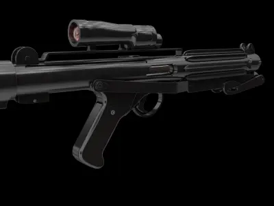 E11 Imperial stormtrooper blaster 3D model