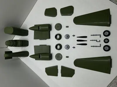 North American B-25 Mitchell 1-48 3D print model