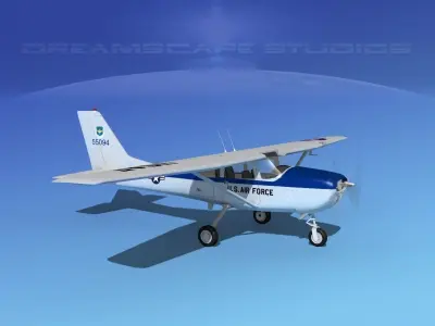 Cessna T-41 Mescalero USAF 2 3D model