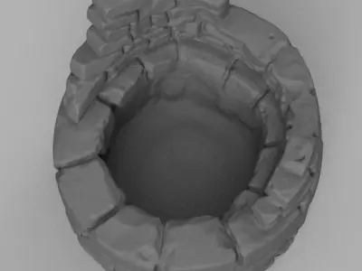 Puit de pierre  3D print model