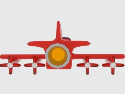 Space Plane CP Interior 3D model