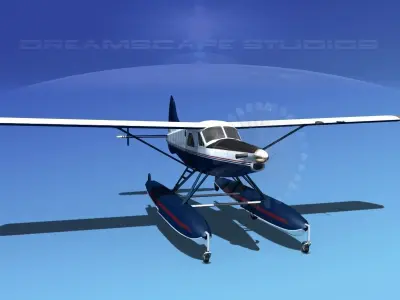DeHavilland DHC-2 Turbo Beaver V07 3D model