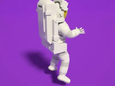 COMPLETE LOW POLY NASA Low-poly 3D model