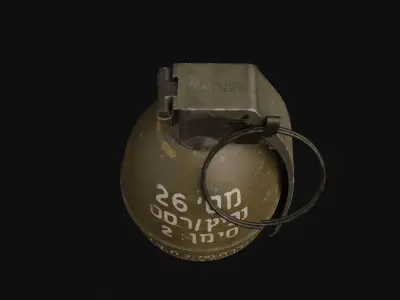 Israel M26 Grenade - Used 3D model
