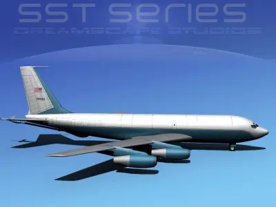 Boeing KC-135E Stratotanker LPSS V09 3D model