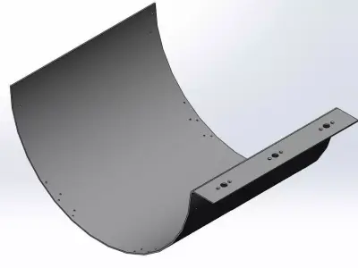 Funel slit body Free 3D model