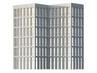 Facade part pattern 3D model