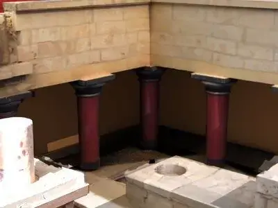 Knossos roman baths in cyprus Free 3D model