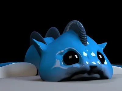 Articulated Catfish 3D print model