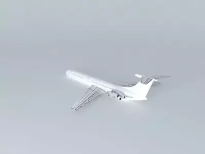 Template  Illyushin Free 3D model