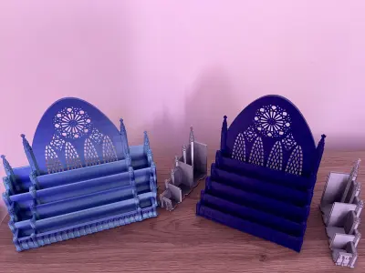 Gothic Cathedral Makeup Holder Non-commercial 3D print model