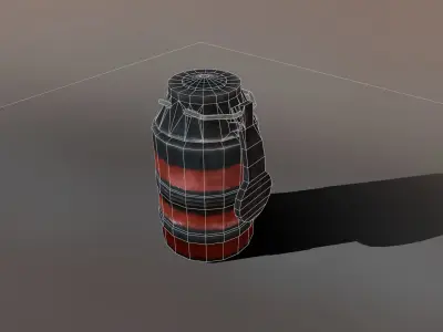 36M Vecsey Hand Grenade Free low-poly 3D model