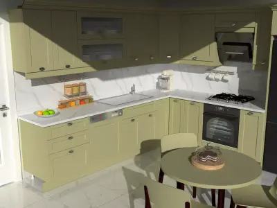 Kitchen cupboard Free 3D model