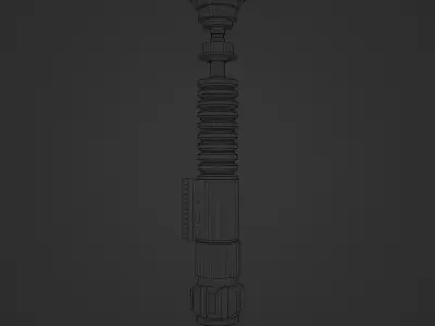 Luke Skywalker second Lightsaber Free 3D model