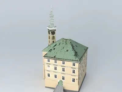 Hall Banská Štiavnica Free 3D model