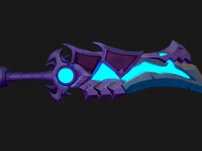 Warsword of the Valarjar Low-poly 3D model
