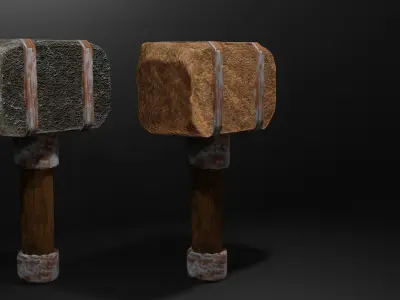 4 Models from ancient times 3D model